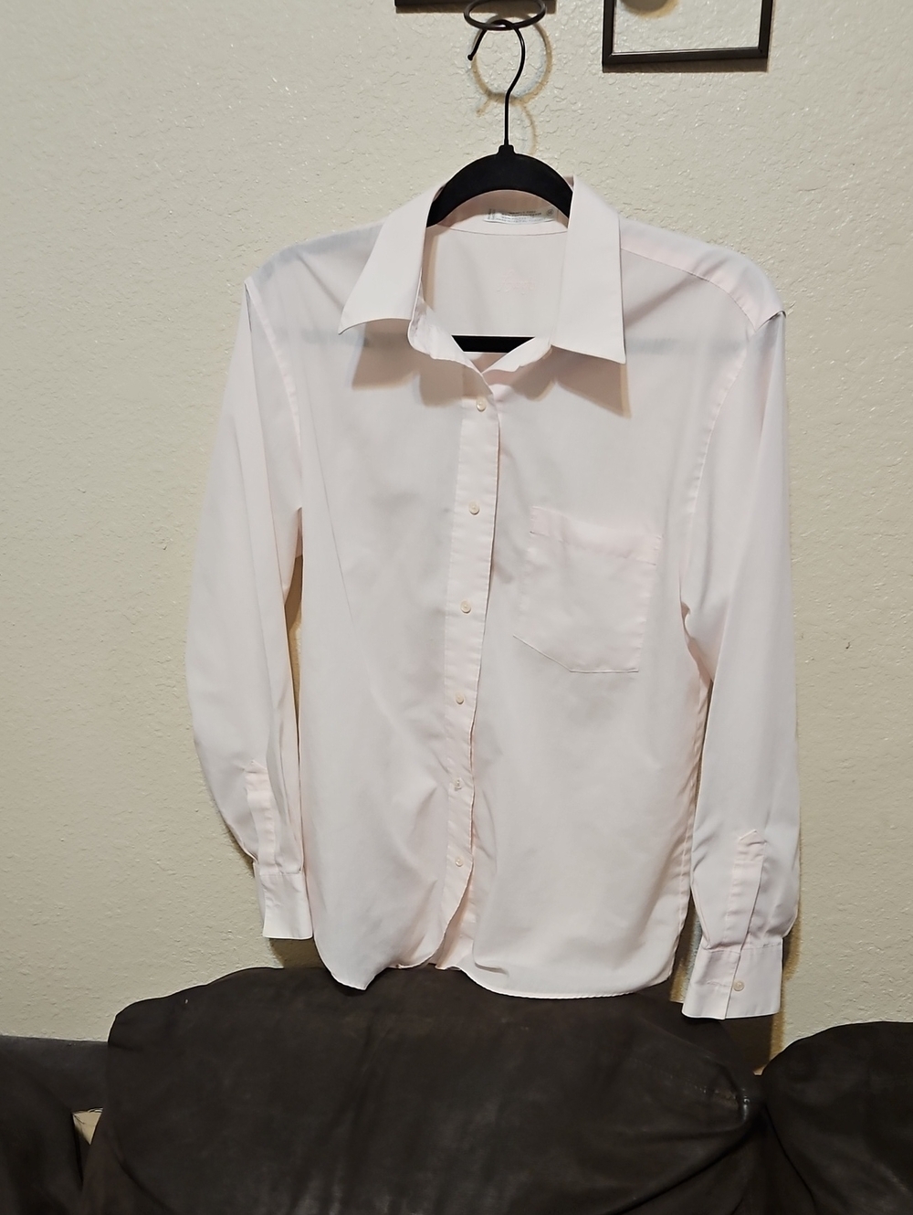 Foxcroft Pale Pink Button-Down Women's Shirt